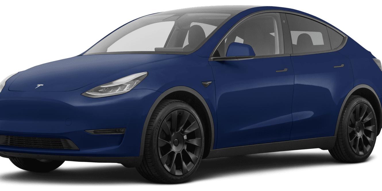 TESLA MODEL Y 2021 5YJYGDEE0MF120625 image